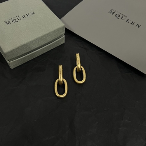 Replica Alexander McQueen Earrings For Women #1188685 $40.00 USD for Wholesale