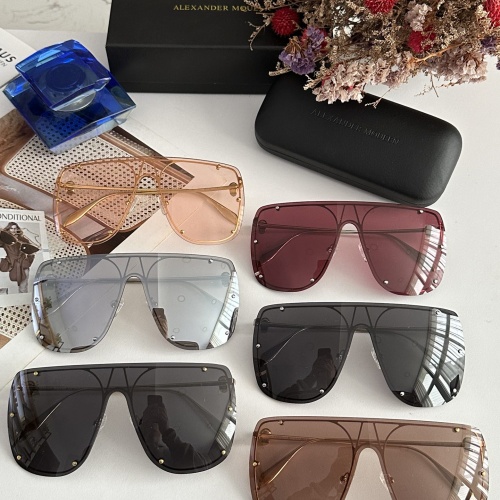 Replica Alexander McQueen AAA Quality Sunglasses #1188860 $60.00 USD for Wholesale