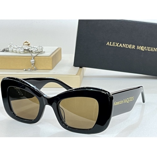 Alexander McQueen AAA Quality Sunglasses #1188876 $60.00 USD, Wholesale Replica Alexander McQueen AAA Quality Sunglasses
