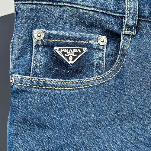 Replica Prada Jeans For Men #1188916 $60.00 USD for Wholesale
