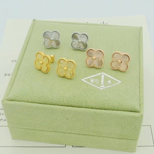 Replica Van Cleef & Arpels Earrings For Women #1188991 $25.00 USD for Wholesale