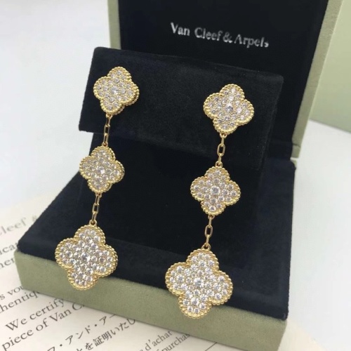 Van Cleef &amp; Arpels Earrings For Women #1189018 $38.00 USD, Wholesale Replica Van Cleef &amp; Arpels Earrings