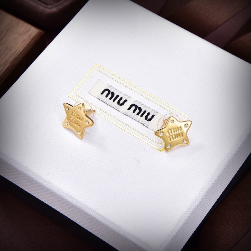 MIU MIU Earrings For Women #1189056 $25.00 USD, Wholesale Replica MIU MIU Earrings