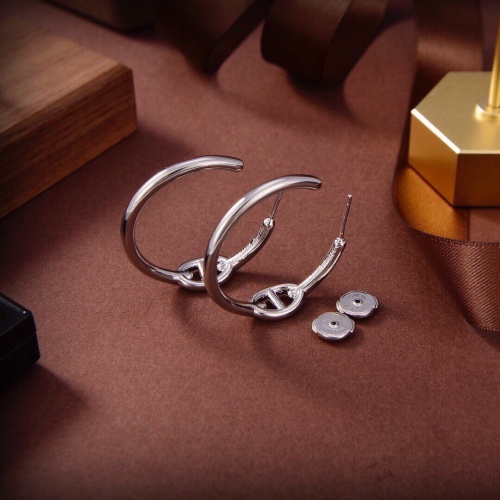 Replica Hermes Earrings For Women #1189121 $27.00 USD for Wholesale