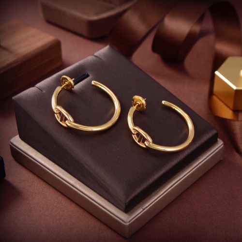 Replica Hermes Earrings For Women #1189122 $27.00 USD for Wholesale