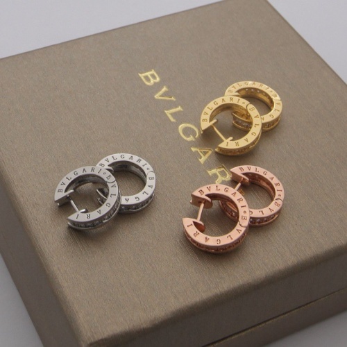 Replica Bvlgari Earrings For Women #1189232 $25.00 USD for Wholesale