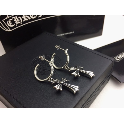 Replica Chrome Hearts Earrings For Women #1189247 $25.00 USD for Wholesale
