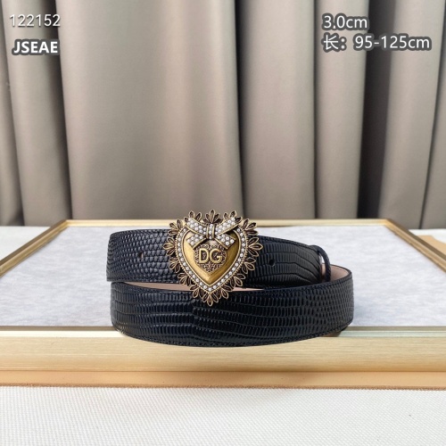 Replica Dolce & Gabbana D&G AAA Quality Belts For Women #1189471 $60.00 USD for Wholesale