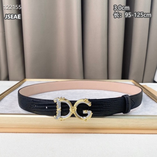 Replica Dolce & Gabbana D&G AAA Quality Belts For Women #1189474 $60.00 USD for Wholesale