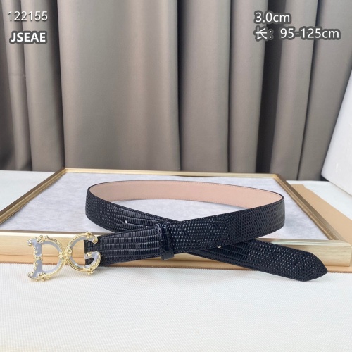 Replica Dolce & Gabbana D&G AAA Quality Belts For Women #1189474 $60.00 USD for Wholesale