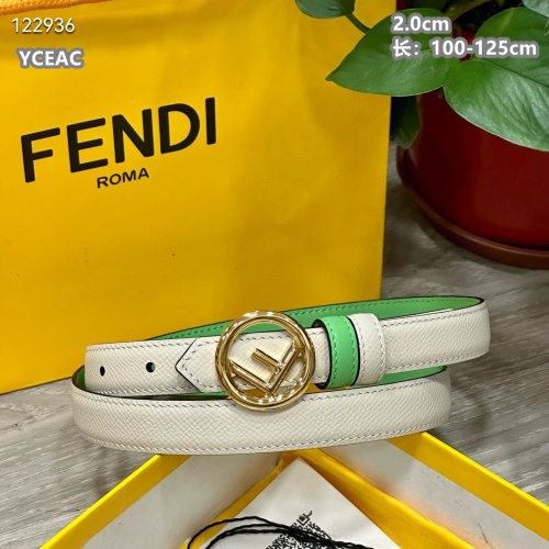 Replica Fendi AAA Quality Belts For Women #1189508 $52.00 USD for Wholesale