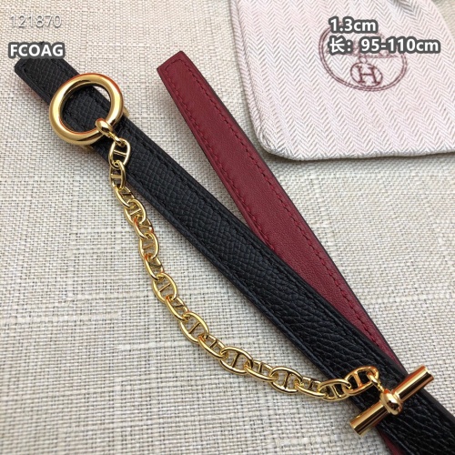 Replica Hermes AAA Quality Belts For Women #1189766 $68.00 USD for Wholesale