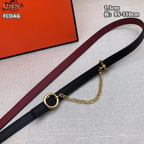 Replica Hermes AAA Quality Belts For Women #1189766 $68.00 USD for Wholesale