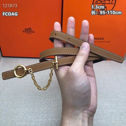 Replica Hermes AAA Quality Belts For Women #1189776 $68.00 USD for Wholesale