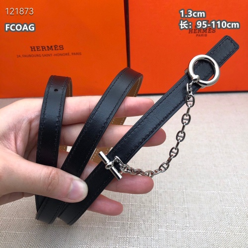 Replica Hermes AAA Quality Belts For Women #1189777 $68.00 USD for Wholesale