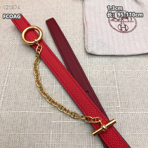 Replica Hermes AAA Quality Belts For Women #1189778 $68.00 USD for Wholesale