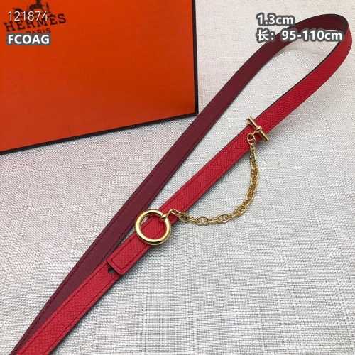 Replica Hermes AAA Quality Belts For Women #1189778 $68.00 USD for Wholesale