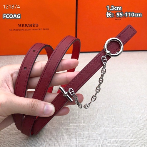 Replica Hermes AAA Quality Belts For Women #1189779 $68.00 USD for Wholesale
