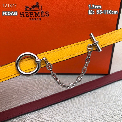 Replica Hermes AAA Quality Belts For Women #1189785 $68.00 USD for Wholesale
