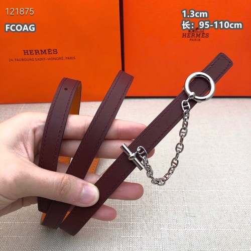 Replica Hermes AAA Quality Belts For Women #1189787 $68.00 USD for Wholesale