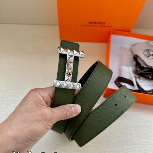 Replica Hermes AAA Quality Belts For Men #1189890 $56.00 USD for Wholesale