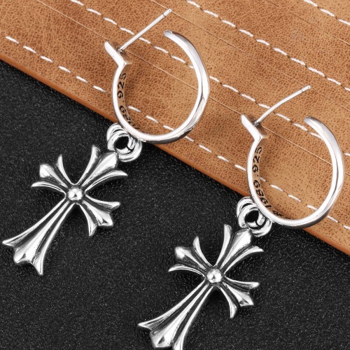 Replica Chrome Hearts Earrings For Women #1190482 $32.00 USD for Wholesale