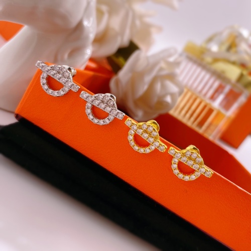Replica Hermes Earrings For Women #1190586 $27.00 USD for Wholesale
