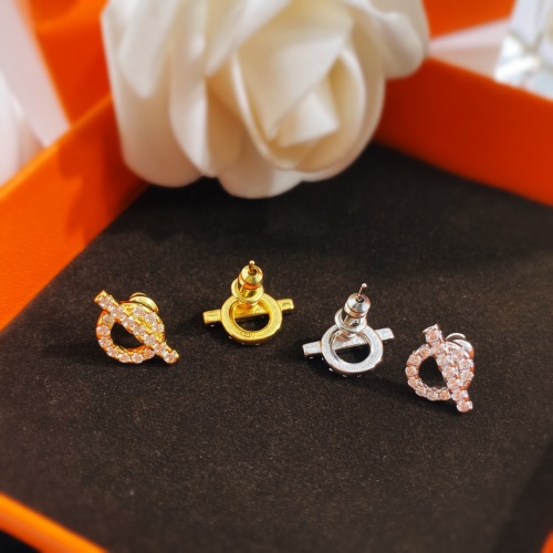 Replica Hermes Earrings For Women #1190586 $27.00 USD for Wholesale