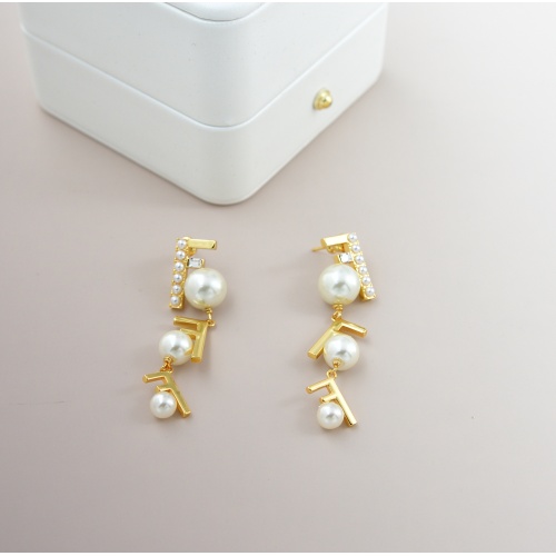 Fendi Earrings For Women #1190942 $32.00 USD, Wholesale Replica Fendi Earrings