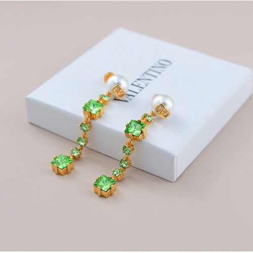 Replica Valentino Earrings For Women #1191186 $32.00 USD for Wholesale