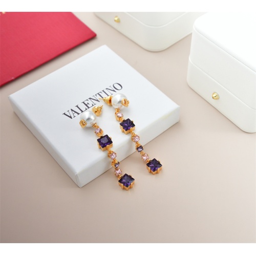 Replica Valentino Earrings For Women #1191191 $32.00 USD for Wholesale