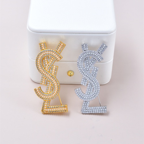 Replica Yves Saint Laurent Brooches For Women #1191248 $36.00 USD for Wholesale