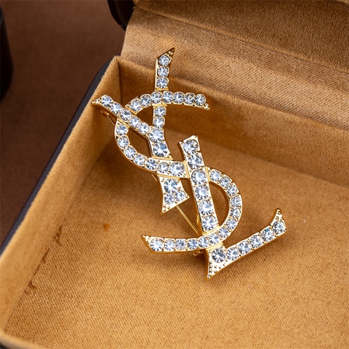 Yves Saint Laurent Brooches For Women #1191306 $32.00 USD, Wholesale Replica Yves Saint Laurent Brooches
