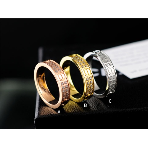 Replica Cartier Rings For Unisex #1191586 $27.00 USD for Wholesale
