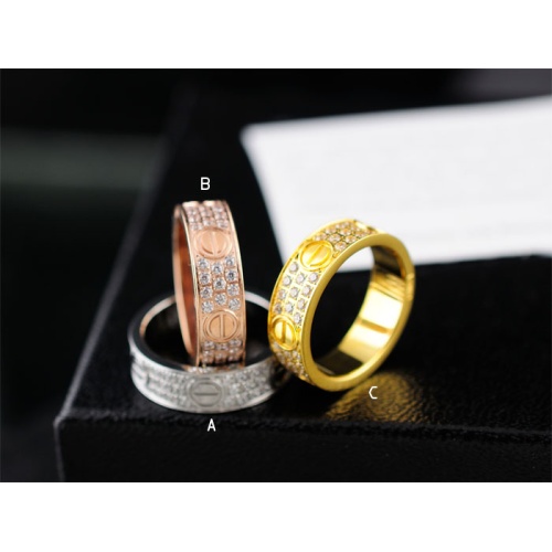 Replica Cartier Rings For Unisex #1191592 $29.00 USD for Wholesale