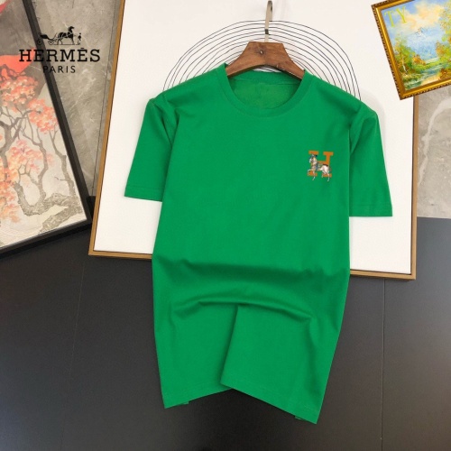 Hermes T-Shirts Short Sleeved For Unisex #1191742 $25.00 USD, Wholesale Replica Hermes T-Shirts