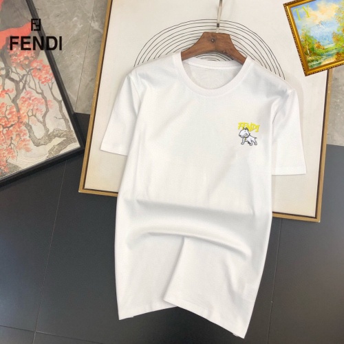 Fendi T-Shirts Short Sleeved For Unisex #1191816 $25.00 USD, Wholesale Replica Fendi T-Shirts