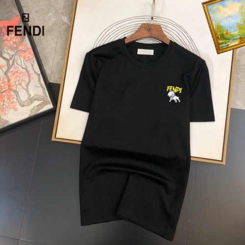 Fendi T-Shirts Short Sleeved For Unisex #1191817 $25.00 USD, Wholesale Replica Fendi T-Shirts