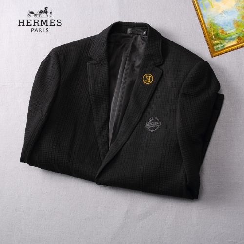 Replica Hermes Jackets Long Sleeved For Men #1191999 $80.00 USD for Wholesale