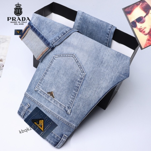 Replica Prada Jeans For Men #1192032 $42.00 USD for Wholesale