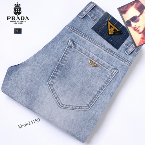Replica Prada Jeans For Men #1192032 $42.00 USD for Wholesale