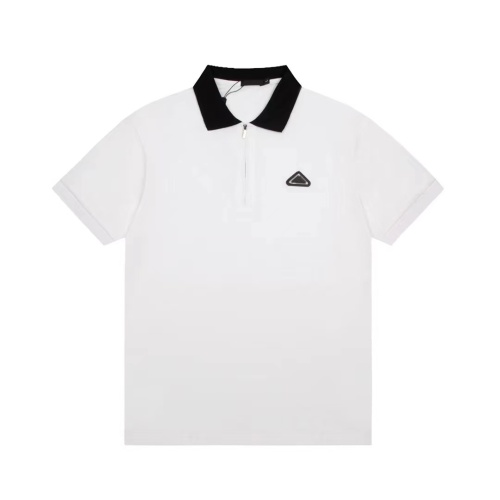 Prada T-Shirts Short Sleeved For Men #1192089 $38.00 USD, Wholesale Replica Prada T-Shirts