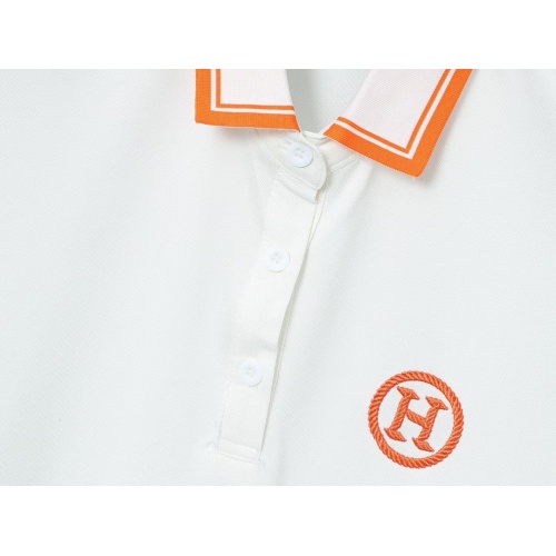 Replica Hermes T-Shirts Short Sleeved For Men #1192160 $32.00 USD for Wholesale