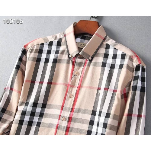 Replica Burberry Shirts Long Sleeved For Men #1192197 $38.00 USD for Wholesale