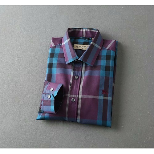 Replica Burberry Shirts Long Sleeved For Men #1192200 $40.00 USD for Wholesale