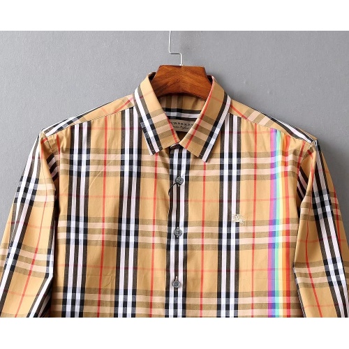 Replica Burberry Shirts Long Sleeved For Men #1192205 $40.00 USD for Wholesale