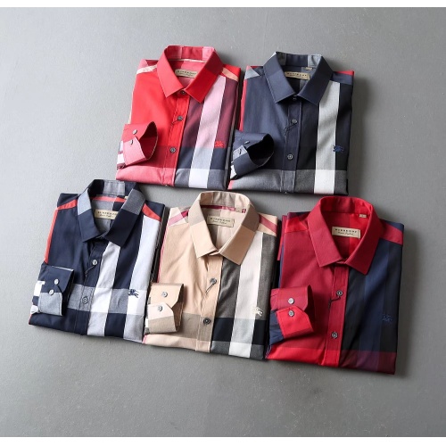 Replica Burberry Shirts Long Sleeved For Men #1192206 $38.00 USD for Wholesale