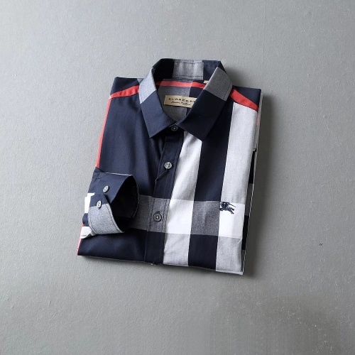 Replica Burberry Shirts Long Sleeved For Men #1192206 $38.00 USD for Wholesale