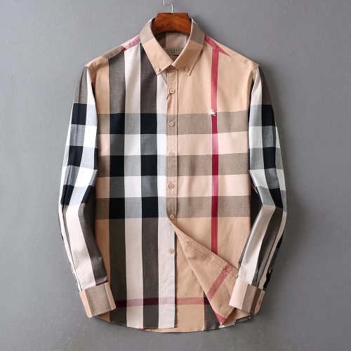 Burberry Shirts Long Sleeved For Men #1192210 $38.00 USD, Wholesale Replica Burberry Shirts