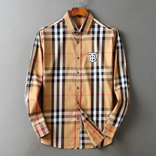 Burberry Shirts Long Sleeved For Men #1192215 $38.00 USD, Wholesale Replica Burberry Shirts